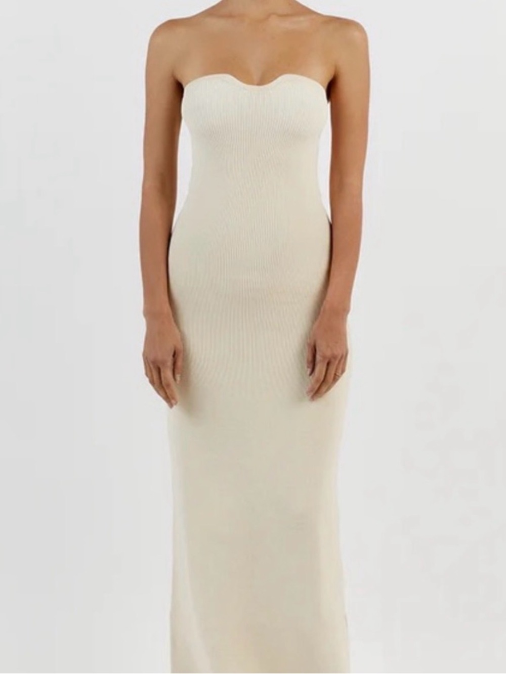Dissh Veronica Butter Bandeau Maxi Dress.